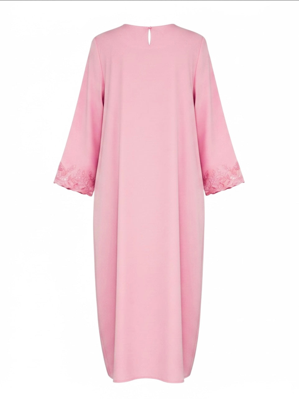 Pink Embellished Abaya